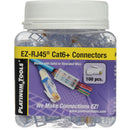 Platinum Tools EZ-RJ45 CAT6 Connectors (Jar Packaging, 100-Pieces)