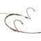 Point Source Audio CO2-8WD-XAK Dual-Element Omnidirectional Headset Microphone (Brown)