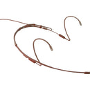 Point Source Audio Series8 Cardioid Headset Microphone with Interchangeable 4-Pin Mini XLR with Locking Ring for MiPro Wireless Transmitters (Brown)