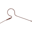 Point Source Audio CR-8S Cardioid Earworn Microphone with Interchangeable 4-Pin Mini-Connector for Shure Transmitters (Brown)