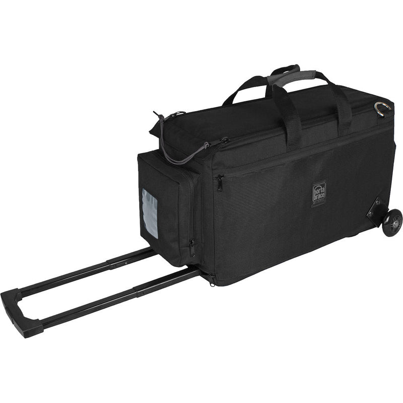 Porta Brace Dual Zipper Opening Wheeled Semi Rigid Case For Black Magic Cinema Camera
