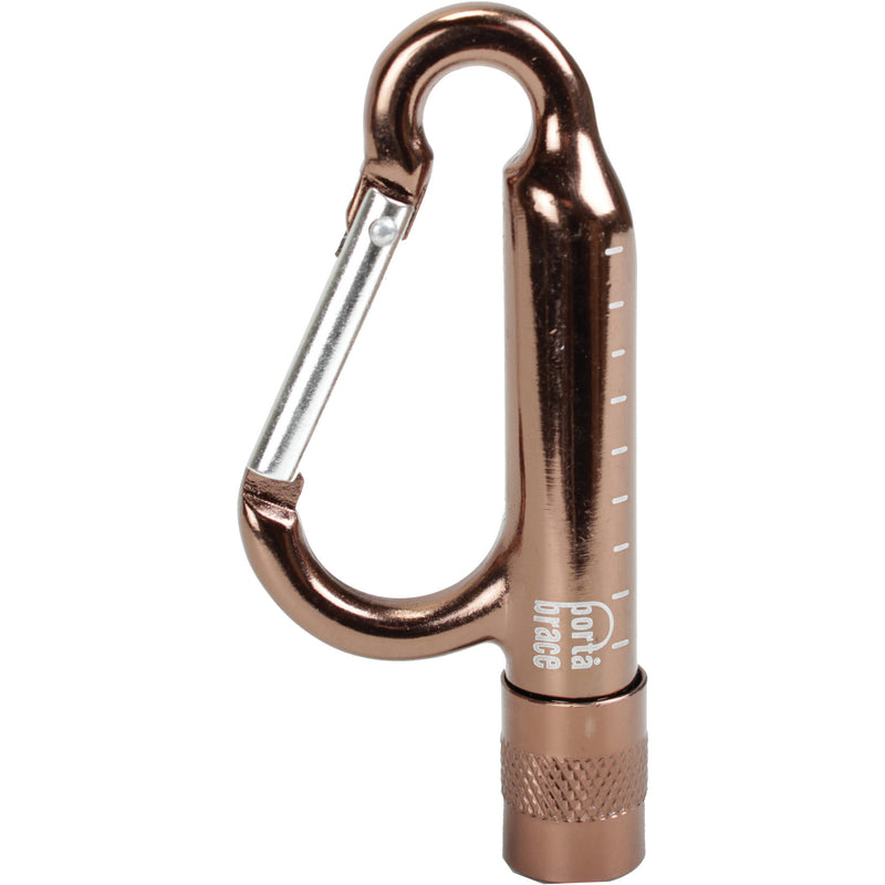 Porta Brace CARA-BRNZ Carabiner with Flashlight