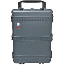 Porta Brace PB-2850F Wheeled Hard Case with Foam Interior (Silver Platinum)