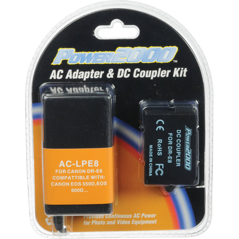 Power2000 AC-LPE8 AC Adapter and DC Coupler Kit