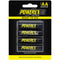 Powerex Precharged Rechargeable AA NiMH Batteries (1.2V, 2600mAh) - 4-Pack