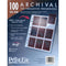 Print File 120-9HB Archival Storage Page for 9 Negatives (2.6 x 3.6" Pockets, 100-Pack)