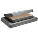 Print File Clamshell Metal Edge Box (11 x 14", Gray)