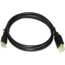 ProAm USA Mini-HDMI Type-C to HDMI Type-A Cable (3', 30 AWG)