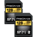 ProGrade Digital 128GB UHS-II SDXC Memory Card (2-Pack)