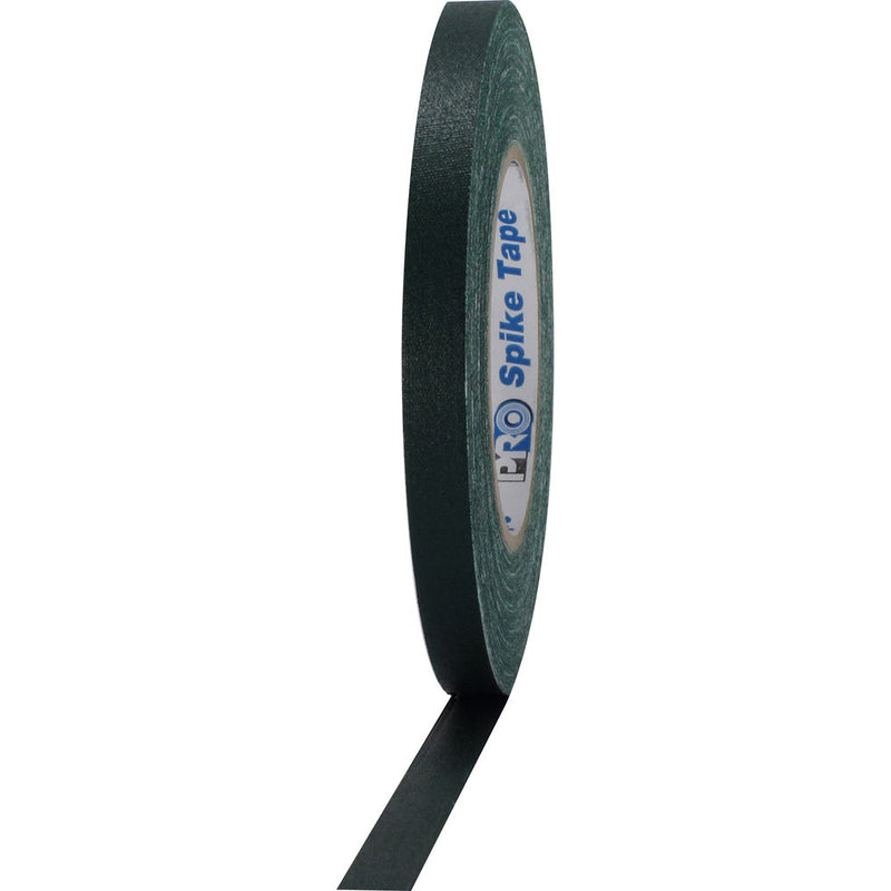 ProTapes Pro Spike Cloth Gaffers Tape (0.5" x 45 yd, Green)