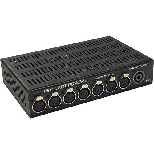 PSC Cart Power II Power Distribution Unit with Seven 4-Pin XLR-F Output