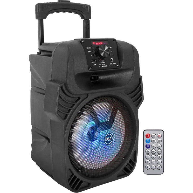 Pyle Pro PPHP844B 8" 2-Way 400W Bluetooth PA Speaker with Light Show