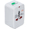 QVS World Power Travel Adapter Kit with Surge Protection (White)
