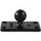 RAM MOUNTS 2.5" 4-Hole Rectangular Base Mount with 1" Ball