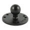 RAM MOUNTS 2.5" Round Base with AMPs Hole Pattern and 1" Ball