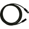 RapcoHorizon Gold PRO Microphone Cable with Neutrik XLR Female To XLR Male Connectors (15', Black)