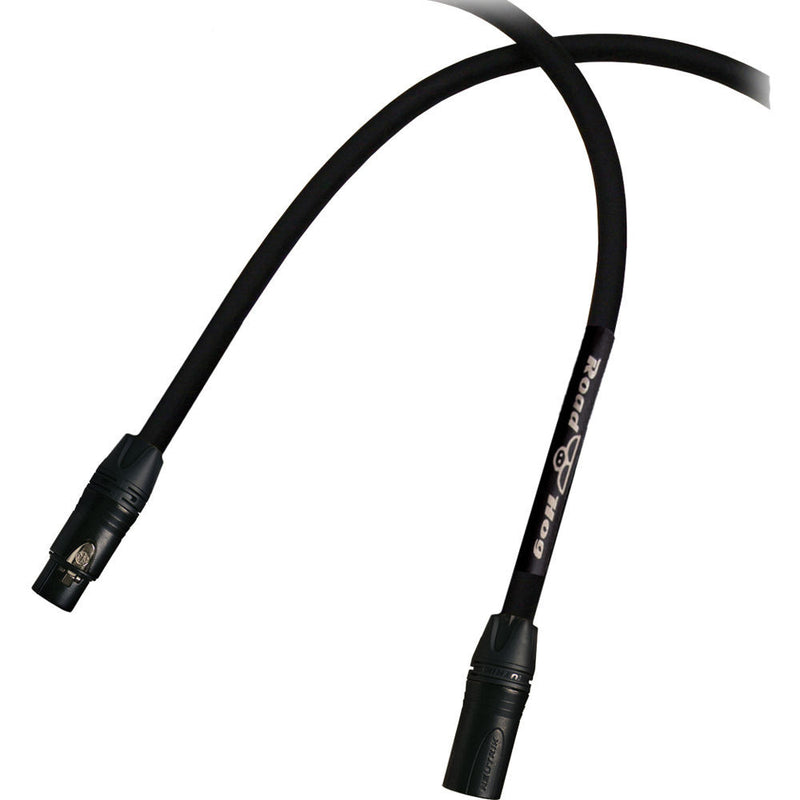 RapcoHorizon Roadhog Microphone Cable with XLR-Female to XLR-Male Connectors (25', Black)