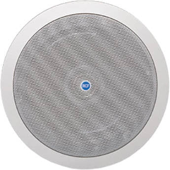 RCF 2-Way 8" Woofer & 1" Tweeter Coaxial Flush Mount Ceiling Speaker (20W, 8 Ohms, 100V/70V, IP44 Rated)