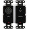 RDL DDB-BN2ML 2 x 2 Wall-Mounted Bi-Directional Mic/Line Dante Interface (Black)