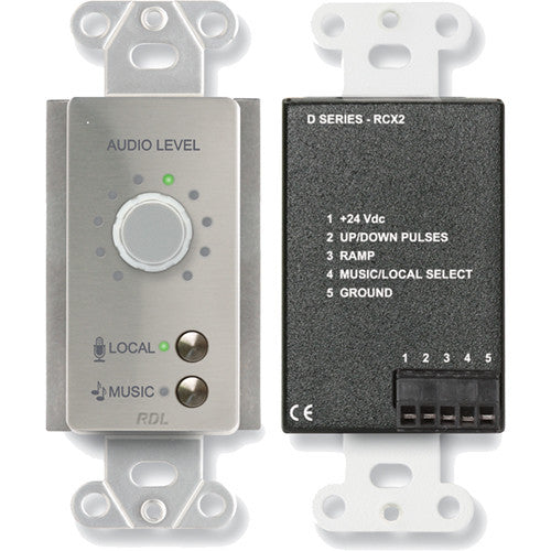 RDL DS-RCX2 Room Control (Stainless Steel)