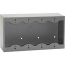RDL SMB-4G Surface Mount Box for 4 Decora-Style Products (Gray)