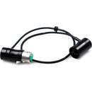Remote Audio 5-Pin XLR Female Low-Profile to 5-Pin XLR Male Low-Profile Balanced Jumper Belden Star Quad Cable for Zeppelin Isolation Mount (16.5")
