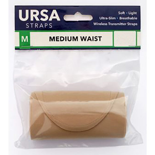 Remote Audio Medium Waist Strap with Double Pouch (Beige)