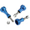 Revo Aluminum Thumbscrew for GoPro (3-Pack, Blue)