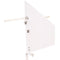 RF Venue Polarization Diversity Antenna with Wall Mount Bracket for UHF Wireless Microphone Systems (White)