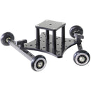 RigWheels RigSkate 2 Tabletop/Skater Dolly with 3" Riser and Flat Base Adapter