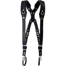 RL Handcrafts Clydesdale Pro Dual Leather Camera Harness (Medium, Black)