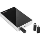 Rocstor Rocsecure EX31 2TB 5400 RPM USB 3.0/USB 3.1 Portable Drive With (3) Token Keys