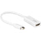 Rocstor Mini Displayport/M to HDMI/F 1.2 4K Adapter/Cable (4K @ 30Hz) - 8" (White)