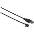 Rocstor USB Type-A to Right Angle Micro-USB Cable (1', Black)