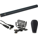 Rode NTG3 Precision RF-Biased Shotgun Mic with Shoe Adapter & Rycote Super-Softie Wind Shield Kit (Black)