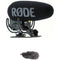 Rode VideoMic Pro Plus On-Camera Shotgun Microphone & Artificial Fur Windshield Kit