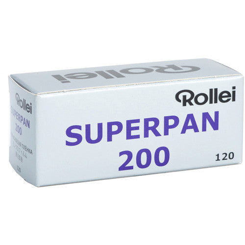 Rollei Superpan 200 Black and White Negative Film (120 Roll Film)