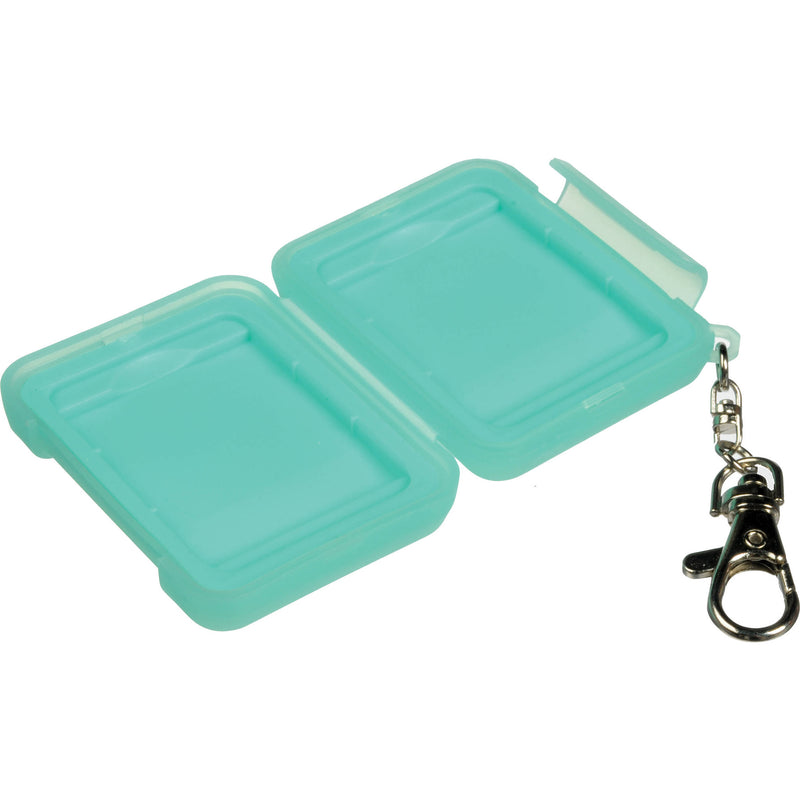 Ruggard Memory Card Case for 2 Compact Flash or CFast Cards (Light Green)