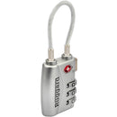 Ruggard TPL-A3CS 3-Dial Combination TSA Lock (Silver)