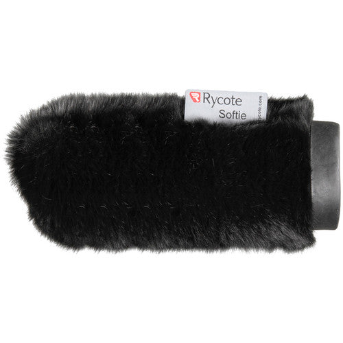 Rycote 15cm Standard Hole Black Fur Softie Windshield