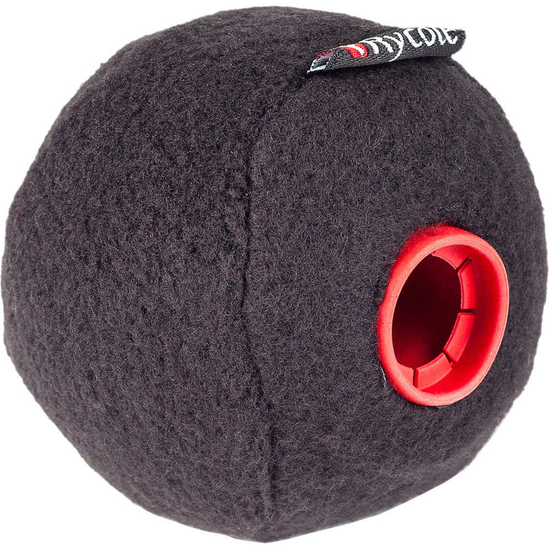 Rycote Baseball Felt-Covered Windscreen (Black, 19/20mm, Single)