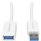 Sabrent USB 3.1 Gen 1 Type-A Male to Type-A Female Extension Cable (10', White)