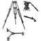 Sachtler Video 18 S2 Head System with ENG 2D Aluminum Tripod, Pan Bar & Dolly S