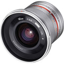 Samyang 12mm f/2.0 NCS CS Lens for Sony E-Mount (APS-C) (Silver)