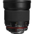 Samyang 16mm f/2.0 ED AS UMC CS Lens for Nikon