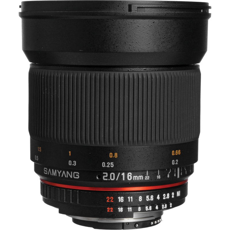 Samyang 16mm f/2.0 ED AS UMC CS Lens for Nikon