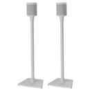 SANUS WSS22 Wireless Speaker Stands for the Sonos One, PLAY:1 & PLAY:3 (White, Pair)