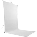 Savage Backdrop&nbsp;Extended&nbsp;Travel Kit (White, 5 x 12')