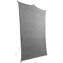 Savage Backdrop&nbsp;Travel Kit (Gray, 5 x 7')