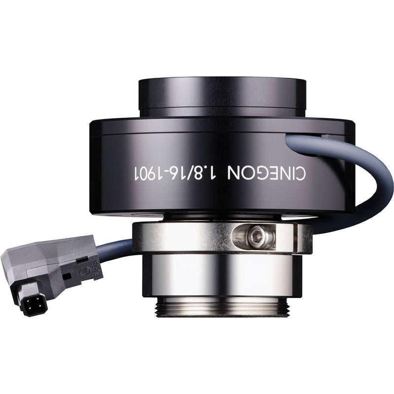 Schneider C-Mount 16mm f/1.8-11 Cinegon Motorized Compact P-Iris Lens with Lockable Focus